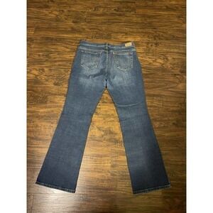 Levi Strauss Womens 515 Bootcut Jeans Size 10m Blue Denim Cotton Stretch Button